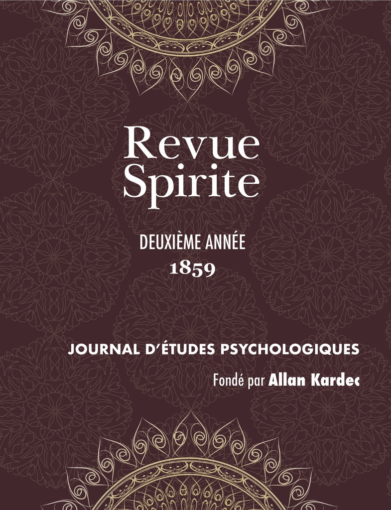Revue Spirite (Année 1859 - deuxième année)