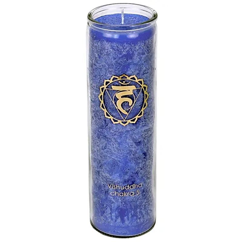 Bougie parfumée 5° Chakra Stearine 100 heures
