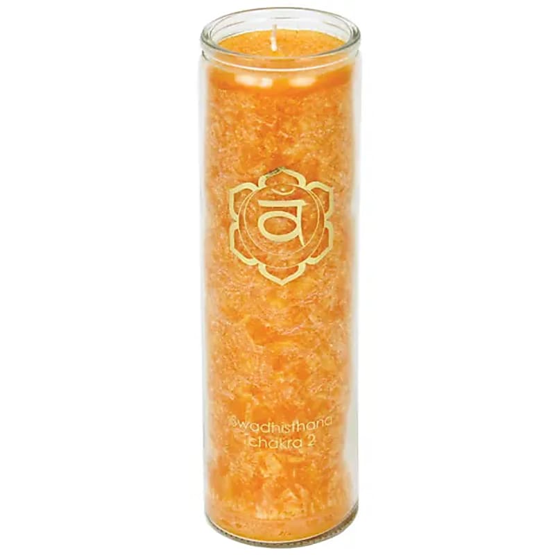Bougie parfumée 2° Chakra Stearine 100 heures