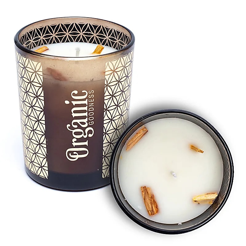 Bougie parfumée Goodness Bio Palo Santo & Cèdre