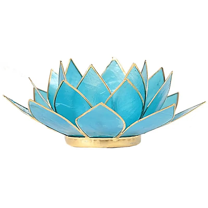 Eclairage ambiance Lotus 3° Chakra jaune & or