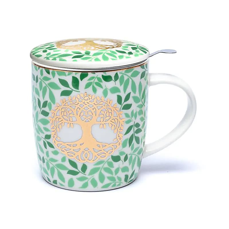 Tasse à thé infuseur Arbre de vie -- 400 ml