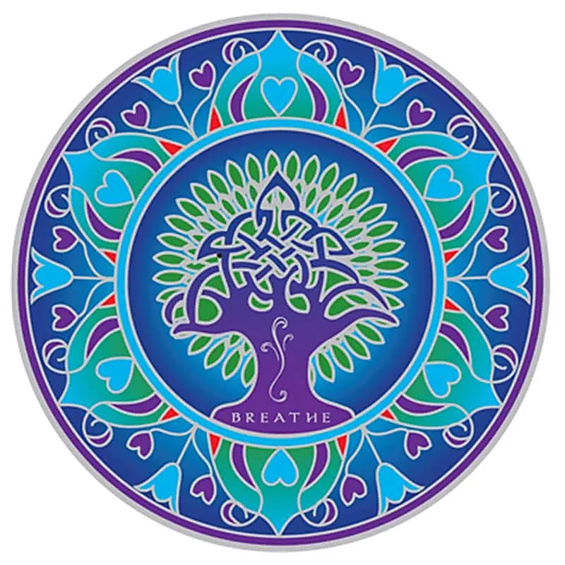 Adhésif fenêtre  Earth Mandala -- 14 cm