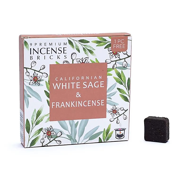 Aromafume briques d'encens Sauge blanche & Encens