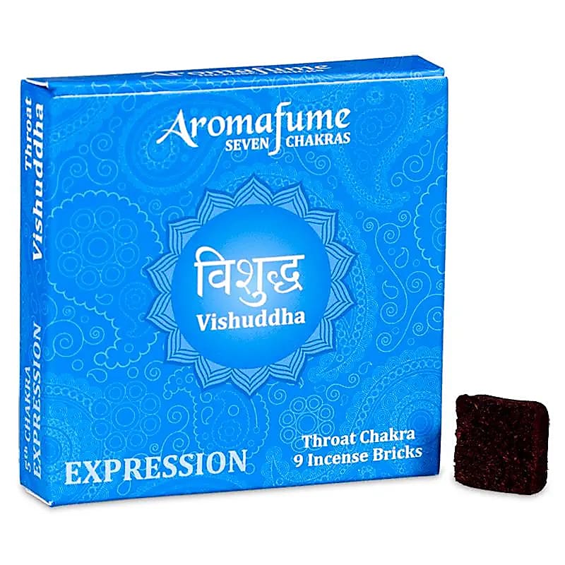 Aromafume 7 encens chakra: Vishuddha - chakra de la gorge
