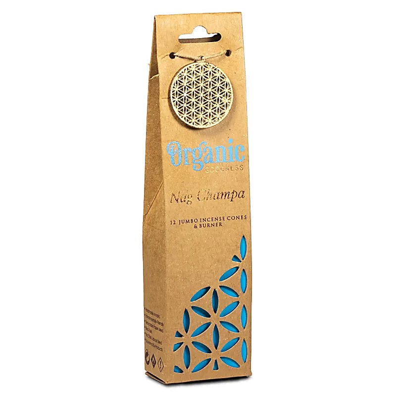 Organic Goodness Cônes Nag Champa + brûleur