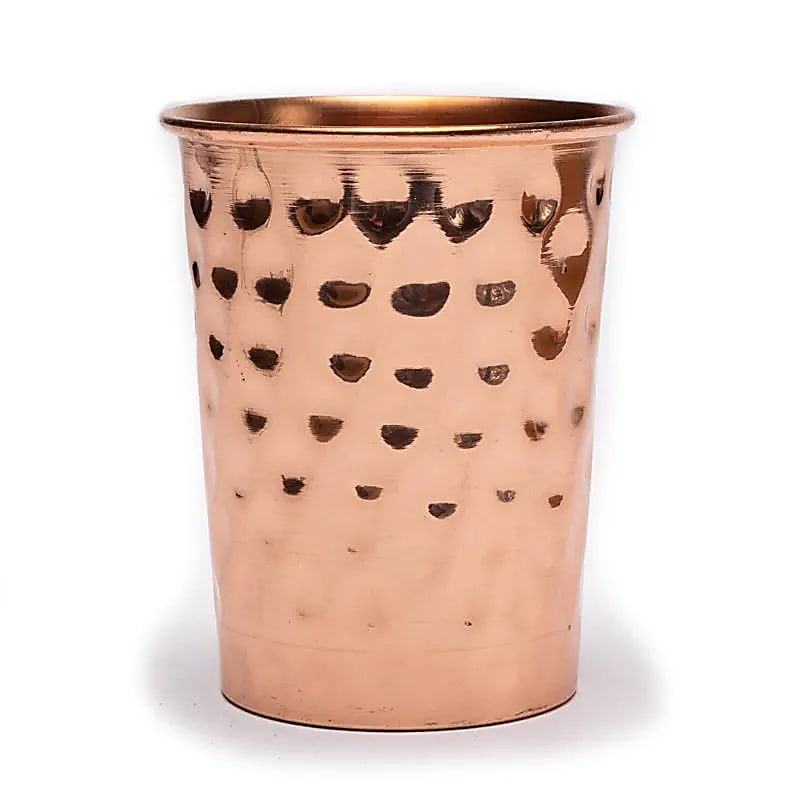 Gobelets en cuivre martelé -- 250 ml