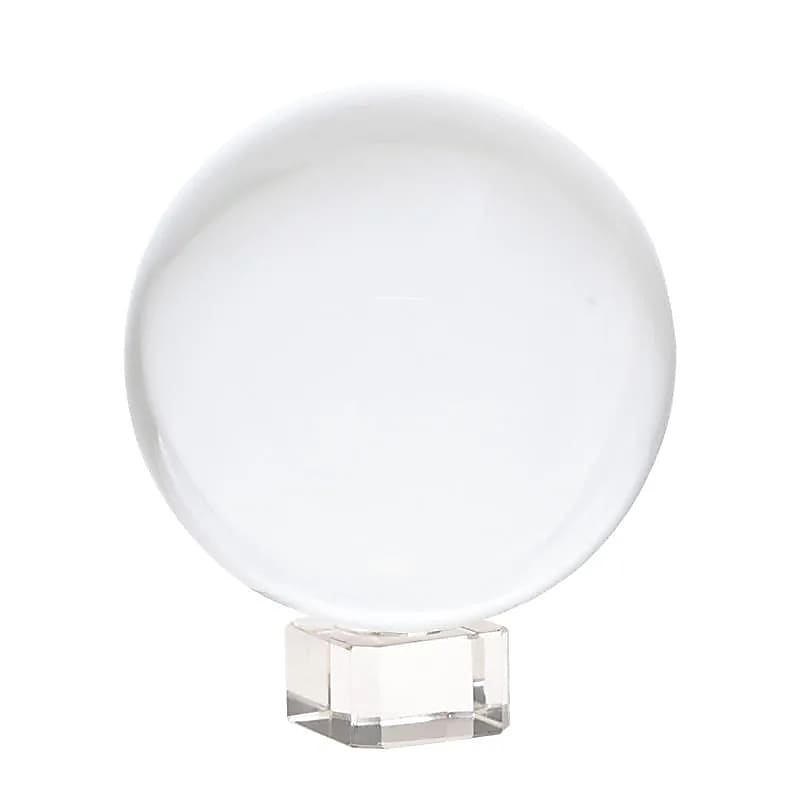 Sphère cristal + support 8 cm