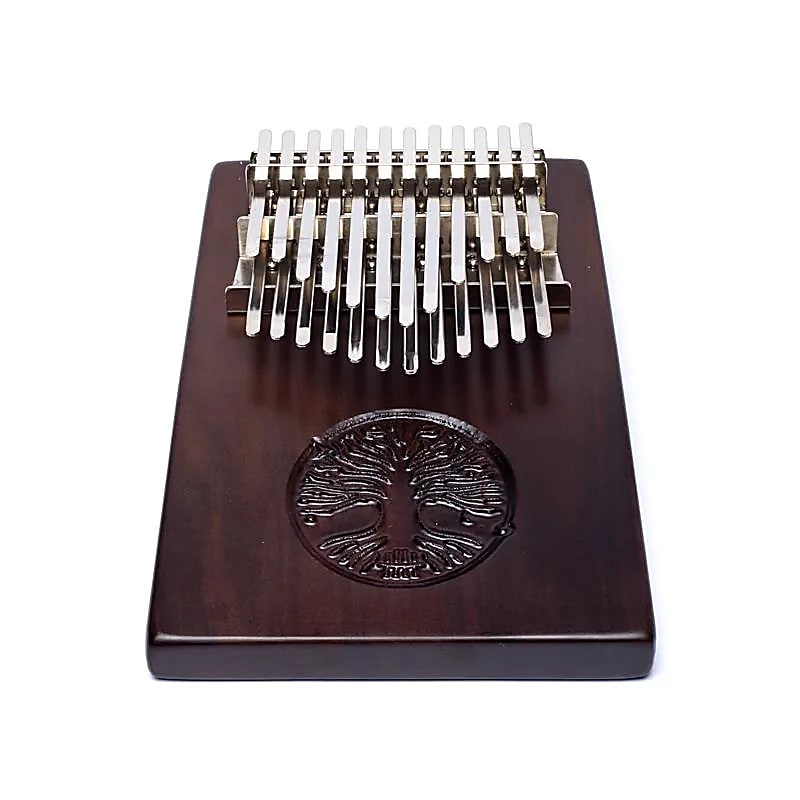 Hluru Kalimba 24 touches noyer avec Arbre de Vie