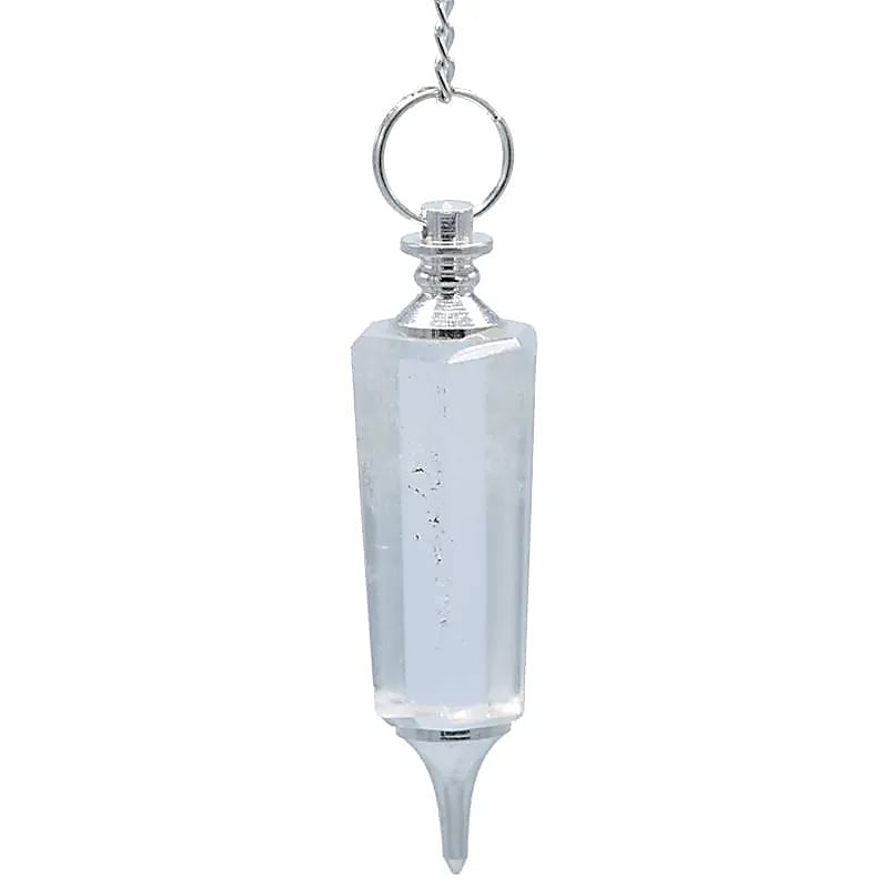 PENDULES CRISTAL ROCHE FACETTE