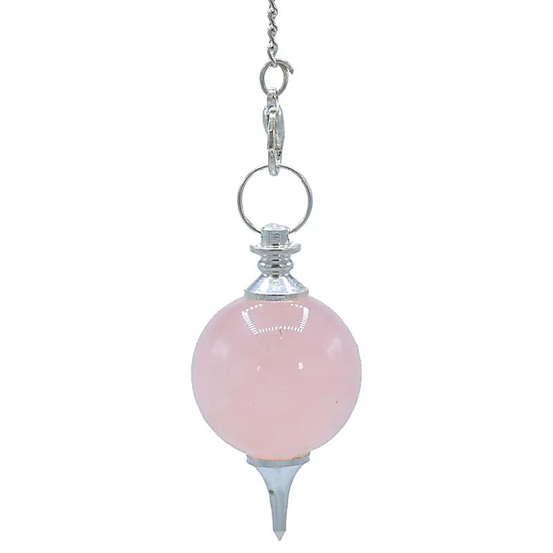 QUARTZ ROSE CHAKRA PENDULES
