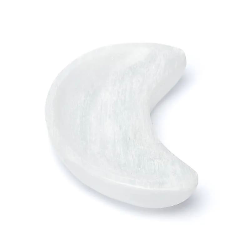 Coupelle en forme de lune en sélénite