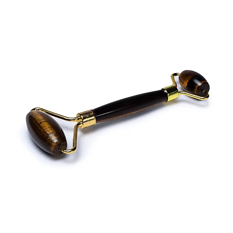 Rouleau de massage pour le visage en quartz rose