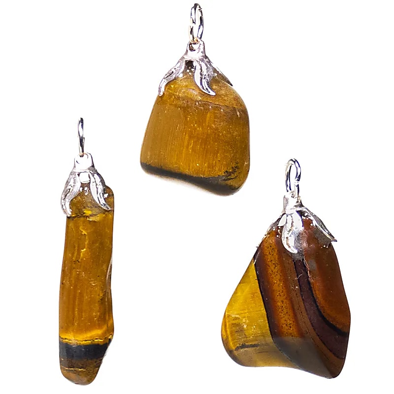 Oeil du Tigre Pendentif pierre gemme