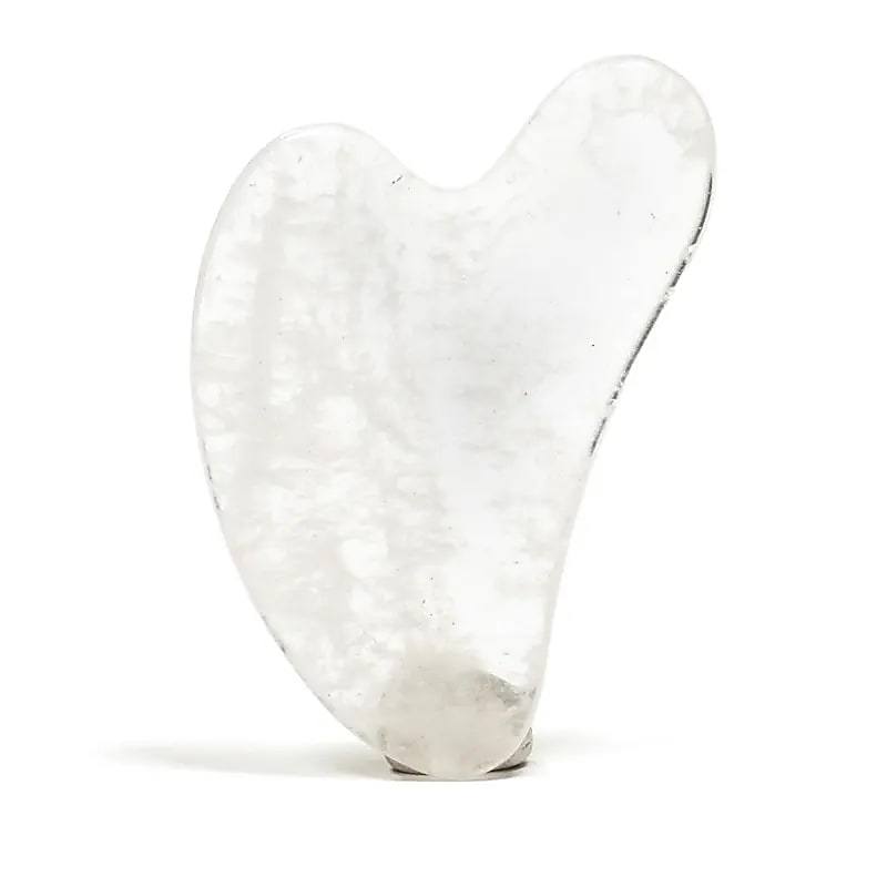 Pierre de massage gua sha en cristal
