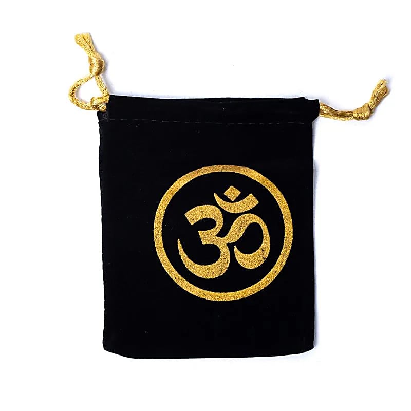 Pochette velours Om