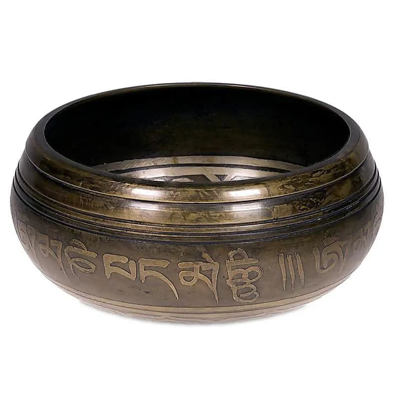 BOL CHANTANT TIBETAIN BOUDDHA 1300G 16 CM