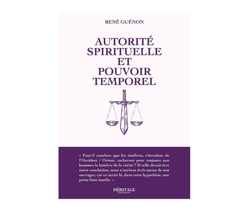AUTORITE SPIRITUELLE ET POUVOI