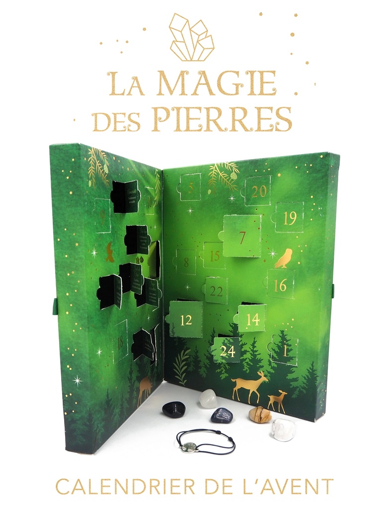 Calendrier de l'Avent -  La magie des pierres (coffret)