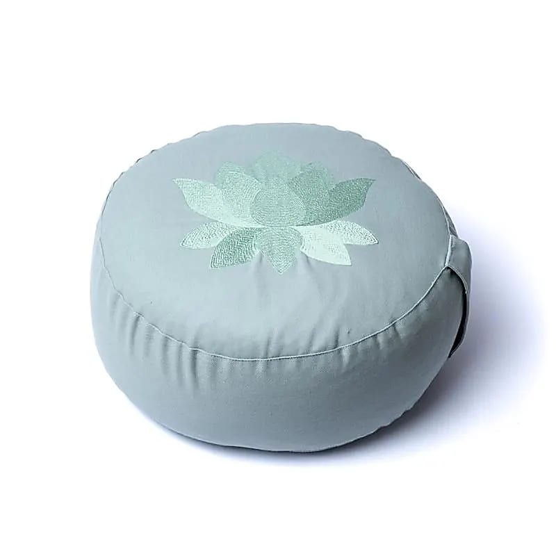 Coussin de méditation lotus vert