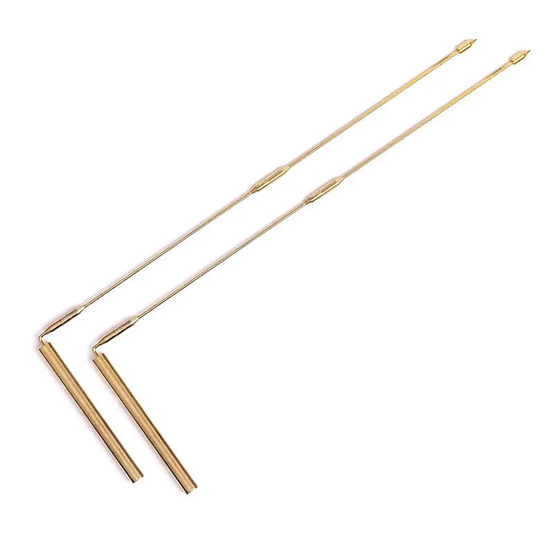 Baguette de sourcier (paire) de voyage -- 40 cm