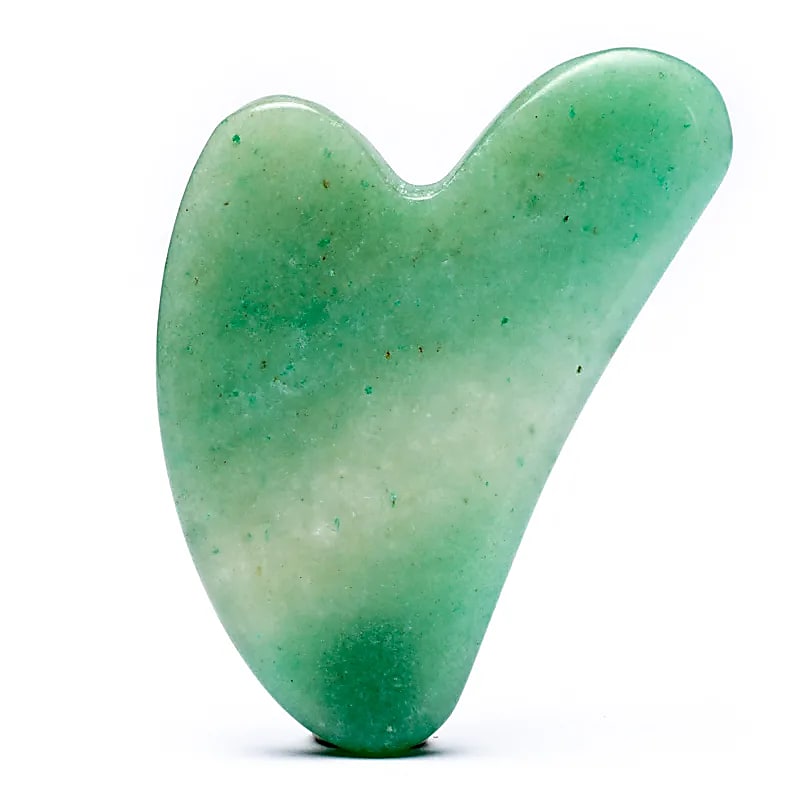 Gua Sha massage en Aventurine verte