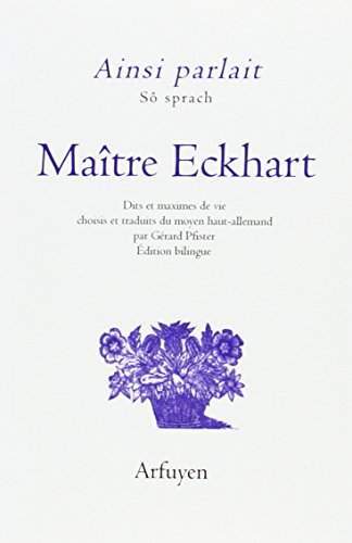[9782845902114] Ainsi parlait Maître Eckhart