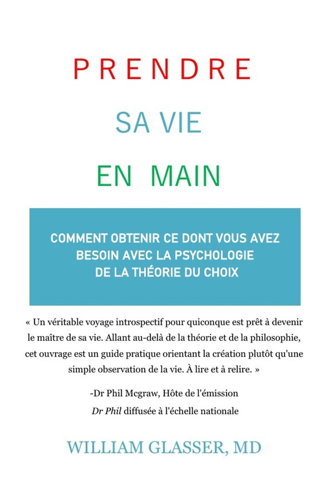 [9780973124415] Prendre sa vie en main