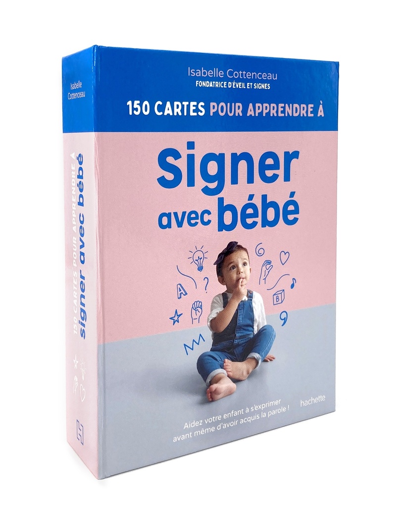 [9782017253617] 150 cartes pour apprendre à signer avec bébé