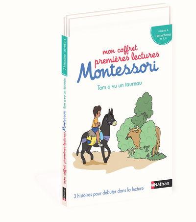 Mon coffret premières lectures Montessori : Tom a vu un taureau niveau 4