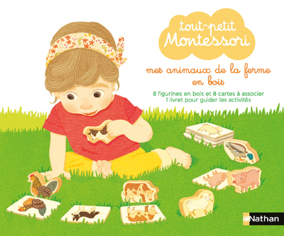 Tout-petit Montessori - Mes animaux de la ferme en bois