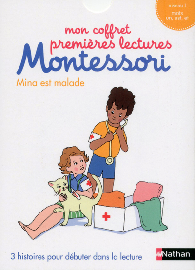 Mon coffret premières lectures Montessori : Mina est malade