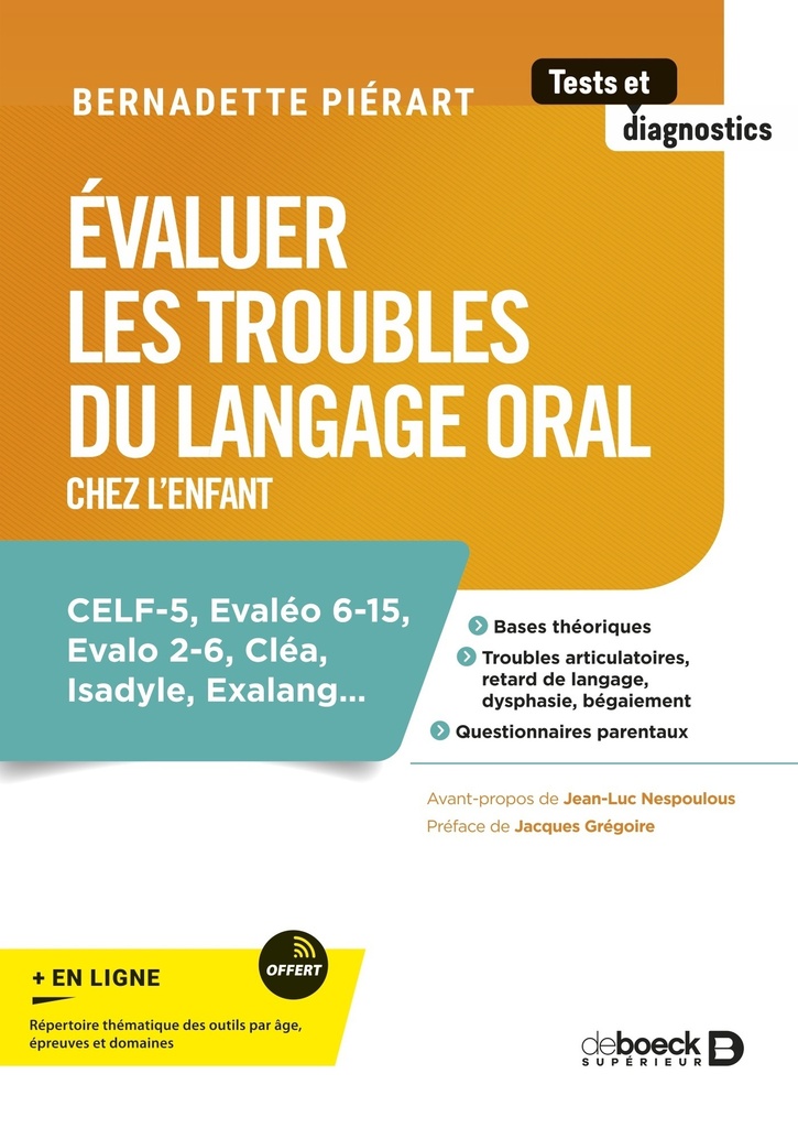 Évaluer les troubles du langage oral chez l'enfant