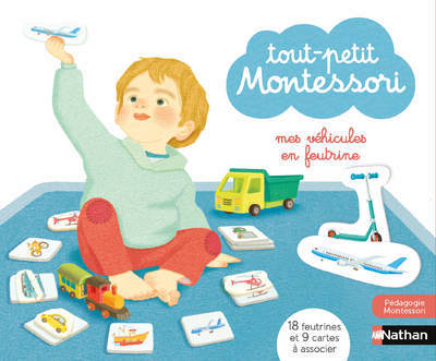 Mes véhicules en feutrines - Coffret tout petit Montessori