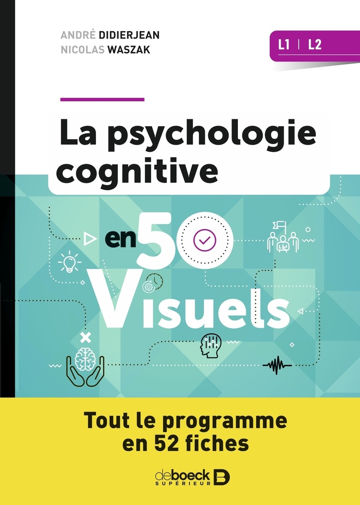 Psychologie cognitive en 50 visuels - Licences 1 et 2