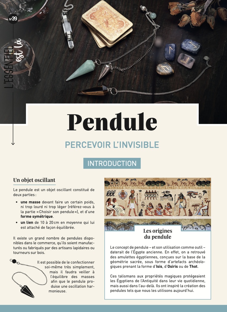Pendule - Percevoir l'invisible