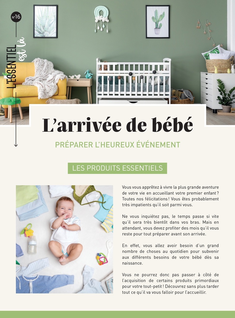 L'arrivée de bébé