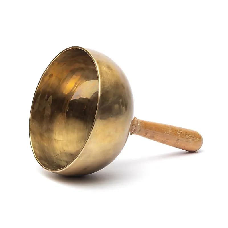 Bol chantant tibétain avec manche Nada Yoga -- ±16–17 cm