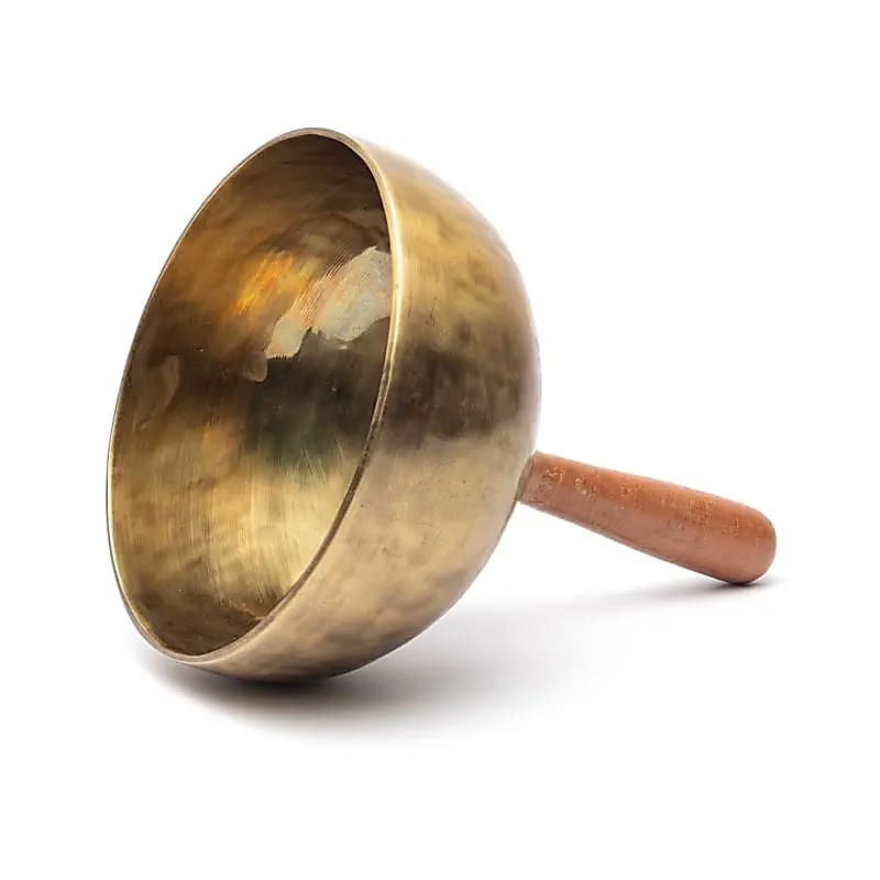 Bol chantant tibétain avec manche Nada Yoga -- 18–19 cm;