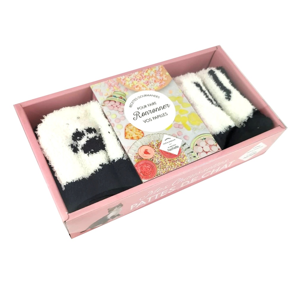 Coffret Mes chaussettes pattes de chat