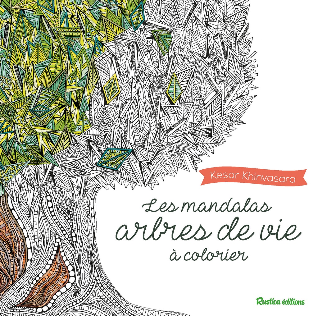 Les mandalas arbres de vie à colorier