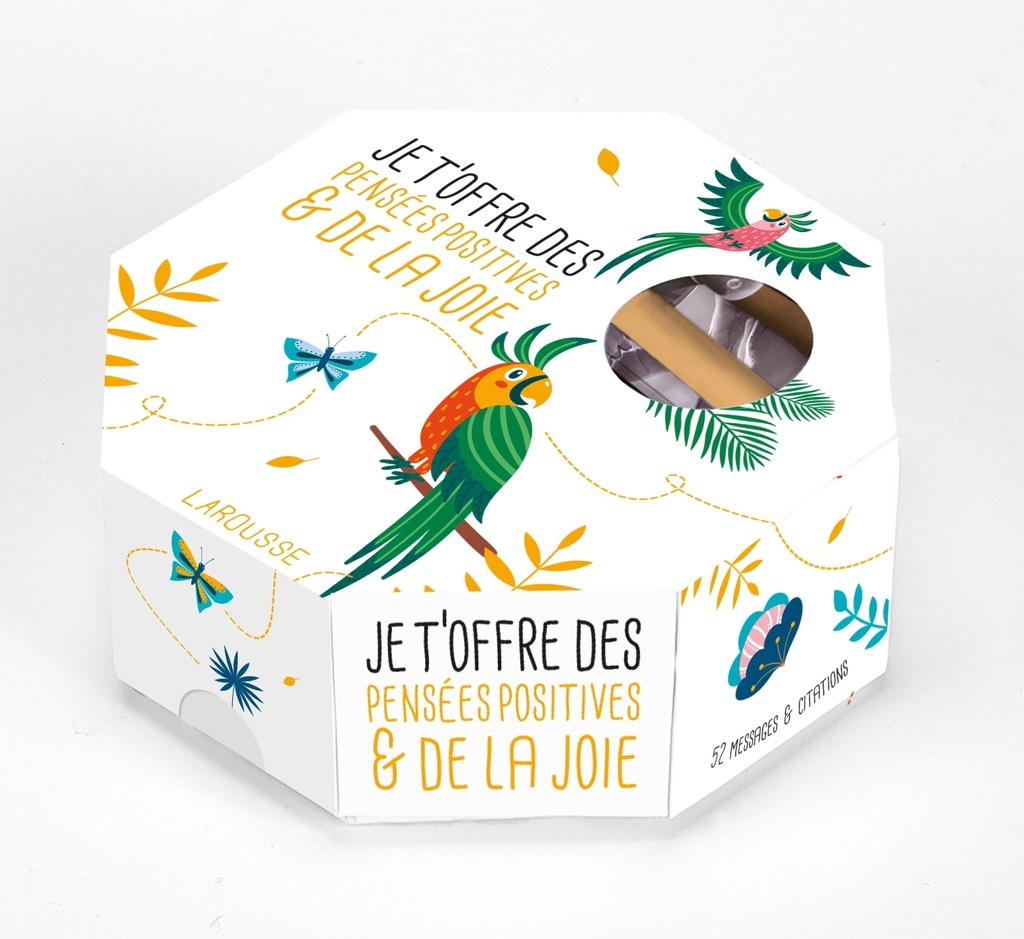 Je t'offre des pensées positives et de la joie