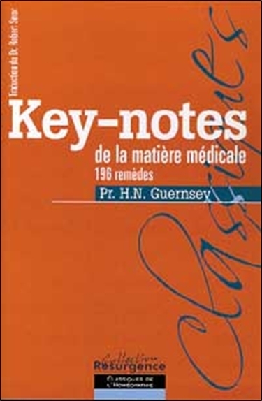 KEY-NOTES DE LA MATIERE MEDICALE - 196 REMEDES