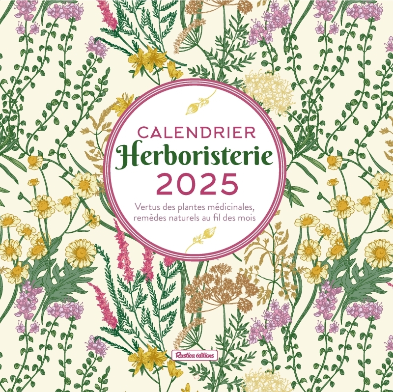 Calendrier mural herboristerie 2025