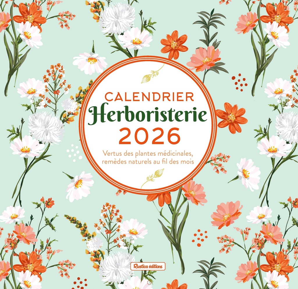 Calendrier mural herboristerie 2026