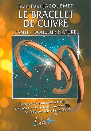 Bracelet de cuivre. anti-douleur naturel