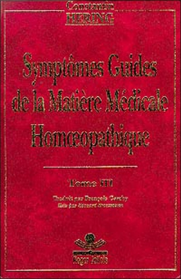 Symptômes guides homéopathie T3