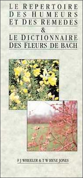 Répertoire humeurs fleurs de Bach