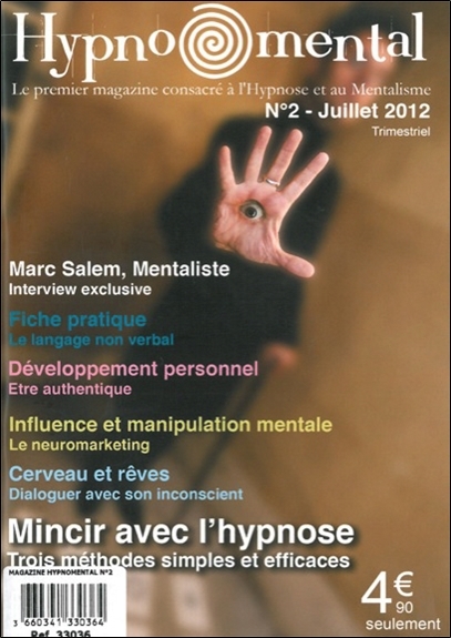 Hypnomental n°2  - 1er magazine consacré à l'Hypnose et au Mentalisme