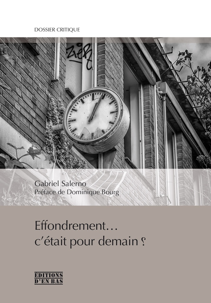EFFONDREMENT... C'ETAIT POUR DEMAIN ?